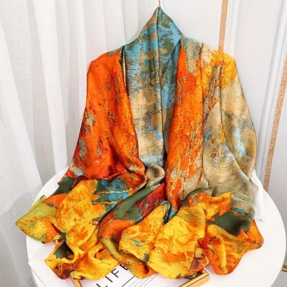Accessories - 🍏50% OFF/3+...Beautiful Abstract Pattern Scarf/Shawl/Wrap